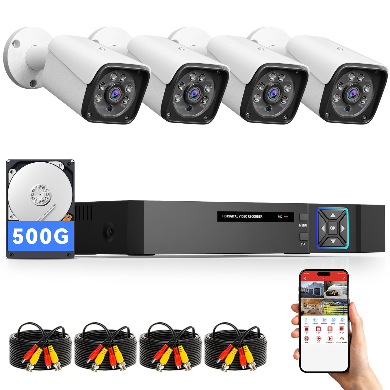AHD CCTV System